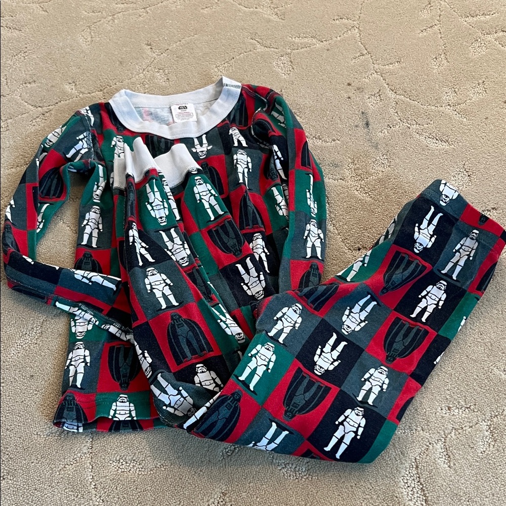 Hanna Andersson Star Wars Christmas Storm Troopers PJs 8